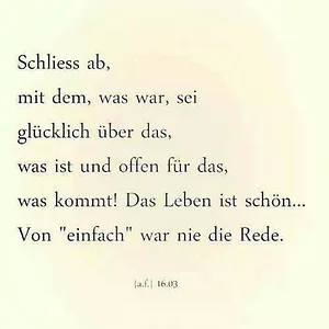 so ist es