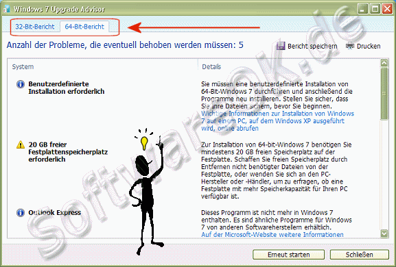32_Bit_und_64Bit_Windows_7_Upgrade_Advisor_Bericht.png